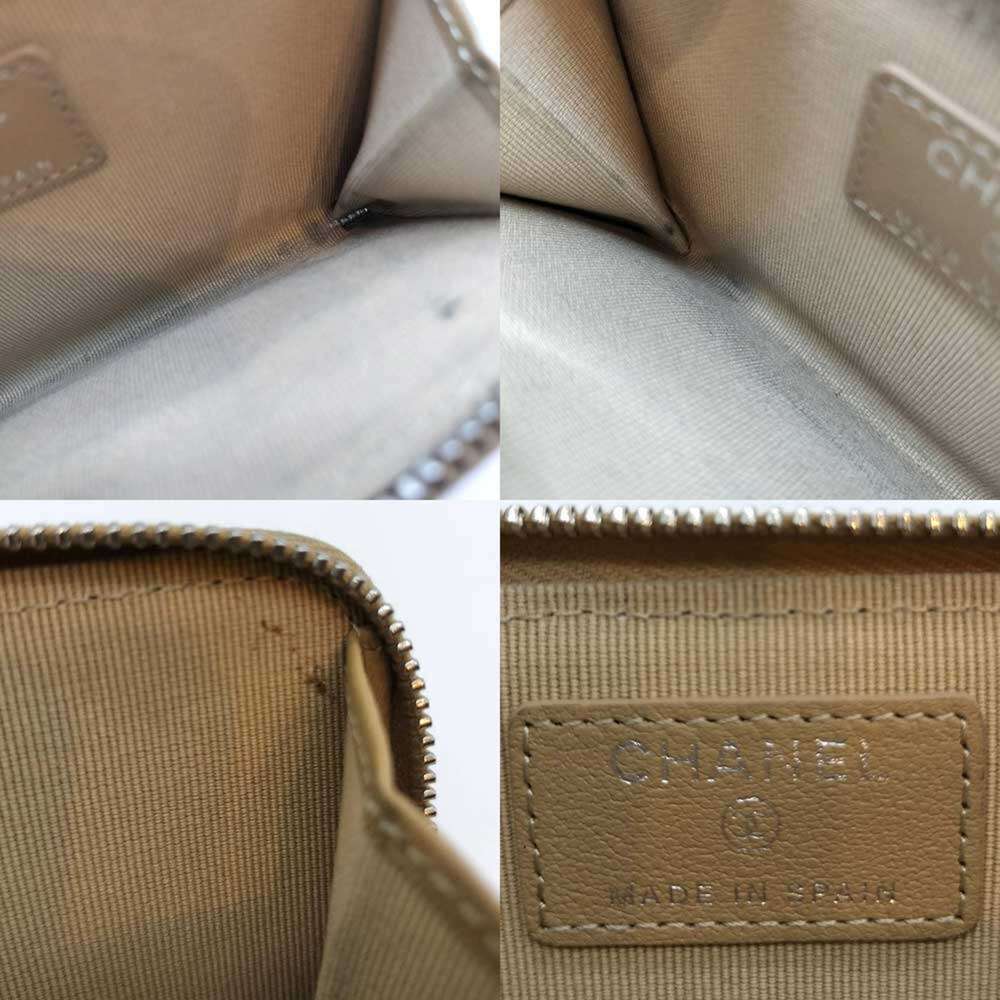 CHANEL Brown Lambskin Leather Logo Mini Bag - Picture 6 of 7